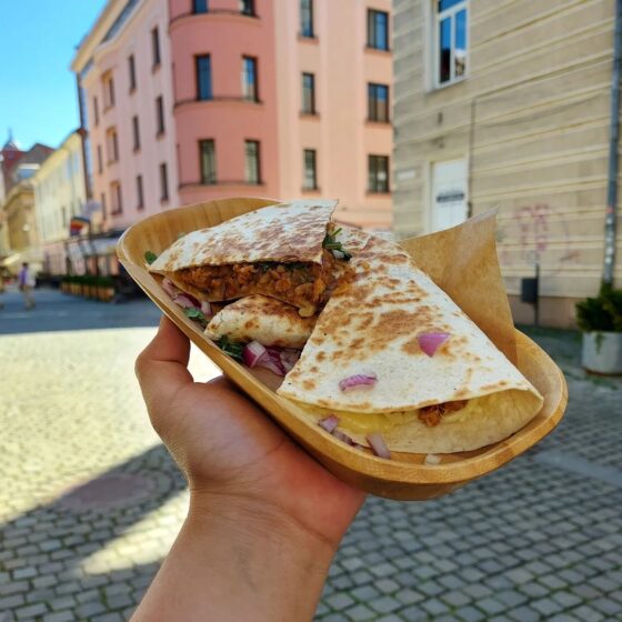 Quesadillas con Tortilla nixtamal